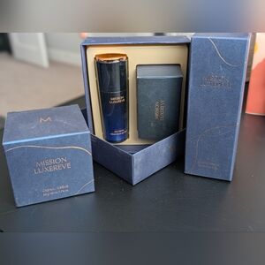 Avon Mission Luxereve Creamy Moisturizer - Elegant Blue and Gold